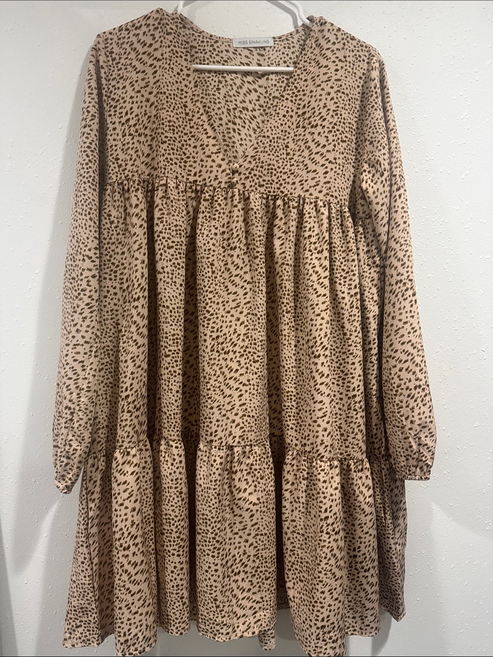 Miss Sparkling Leopard Dress